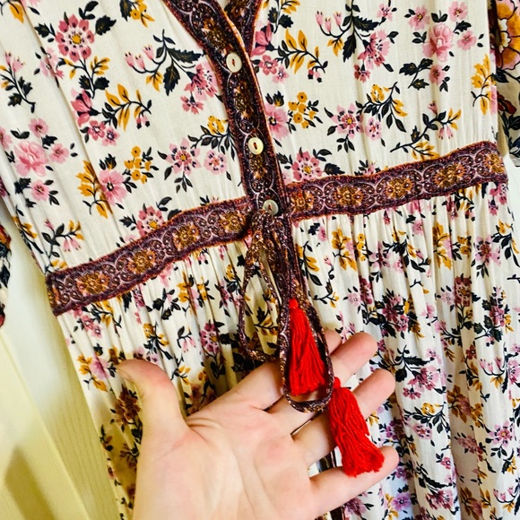 EUC Spell & The Gypsy Collective Rosewood Elle Gown Maxi Dress/Duster - Picture 16 of 17